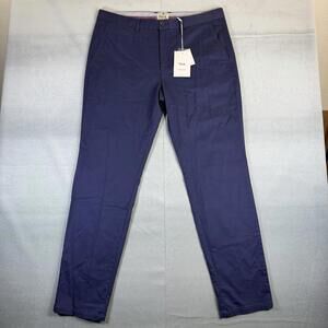 Perk Feel Good Slim Fit Stretch Pants Mens 38x34 Blue Chinos NWT